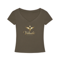 Velushi Ladies Slim Fit V-Neck T-Shirt