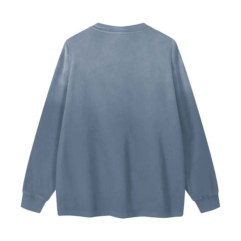 Velushi Real Ones Gradient Washed Long Sleeve T-Shirt