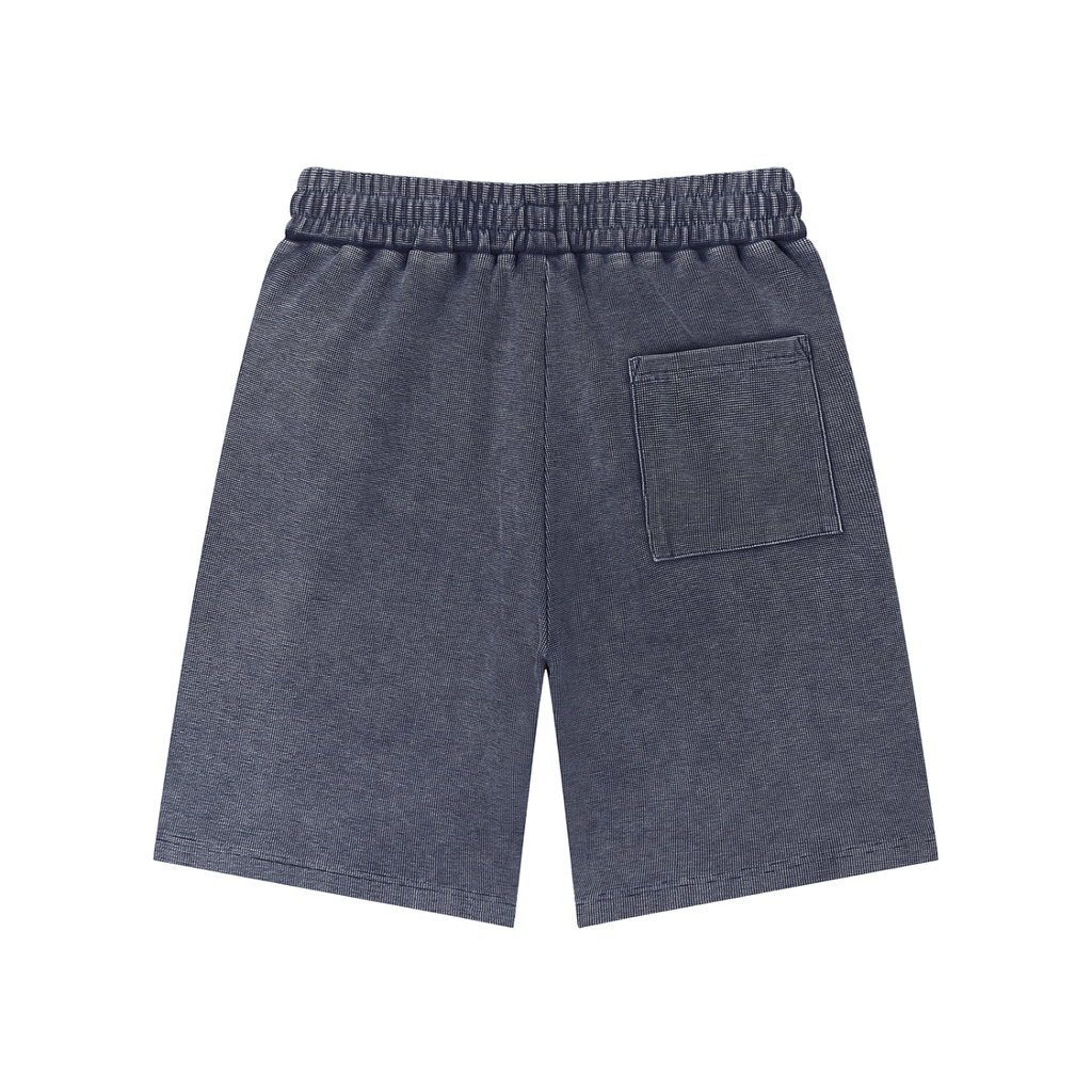 Velushi Real Lime Waffle Knit Shorts