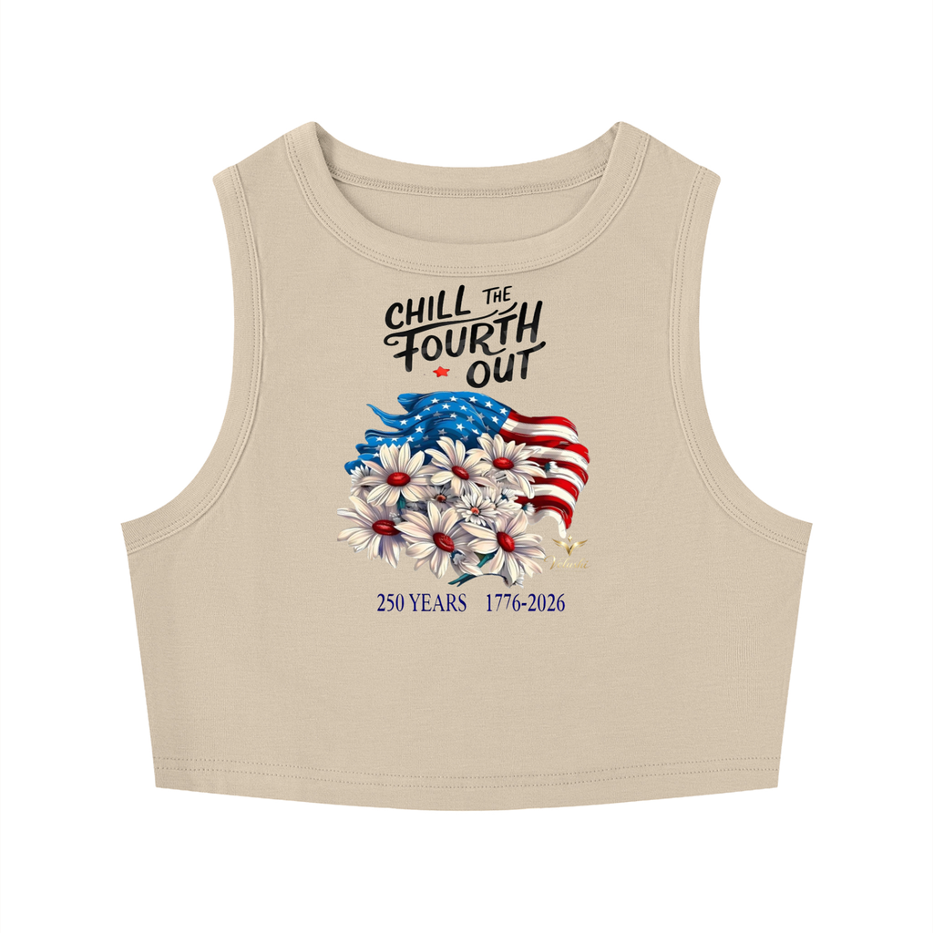 Velushi Crewneck Crop Tank Top