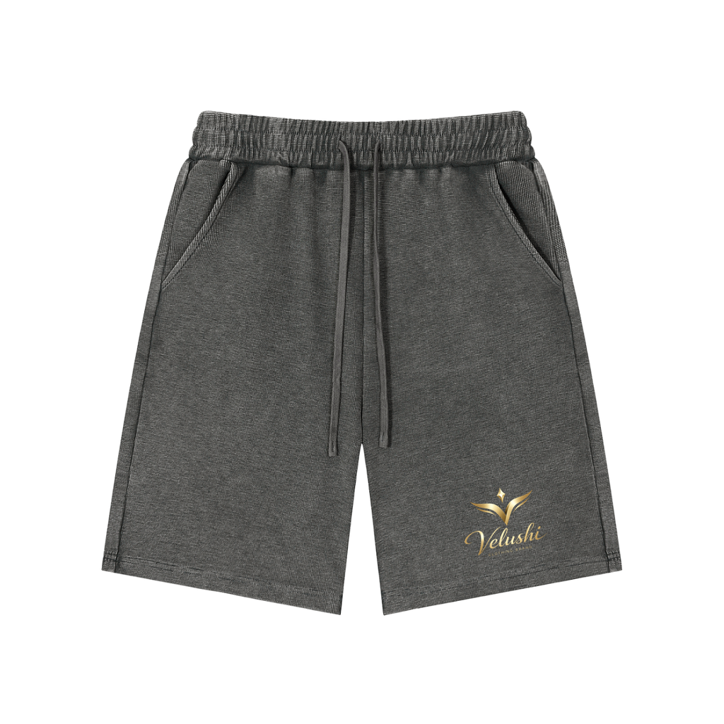 Velushi Real Cool Waffle Knit Shorts