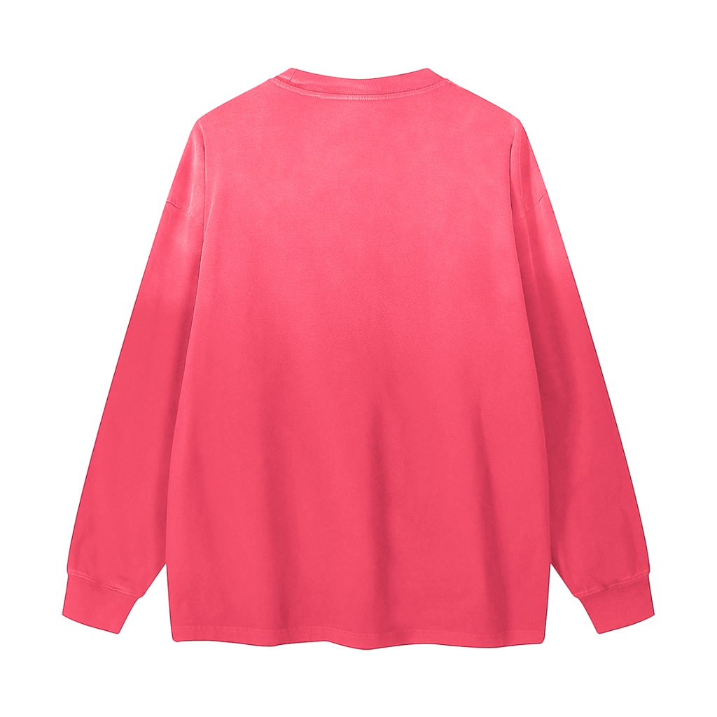 Velushi Real Ones Gradient Washed Long Sleeve T-Shirt