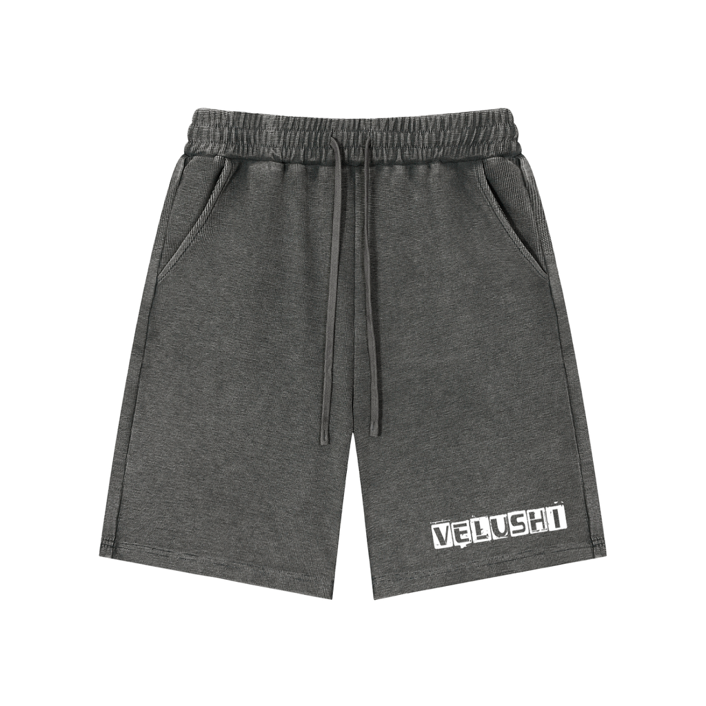Velushi Real Ones Waffle Knit Shorts