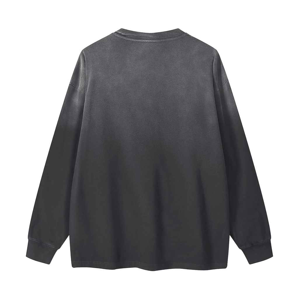 Velushi Real Ones Gradient Washed Long Sleeve T-Shirt